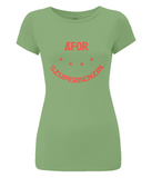 Women's Slim-Fit Jersey T-Shirt "AFOR"