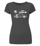 Women's Slim-Fit Jersey T-Shirt "Skoda 110R"