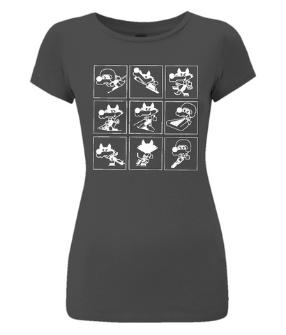Women's Slim-Fit Jersey T-Shirt "Vučko"