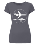 Women's Slim-Fit Jersey T-Shirt "Interflug"