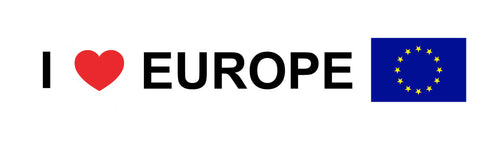 Car Sticker "I love Europe"